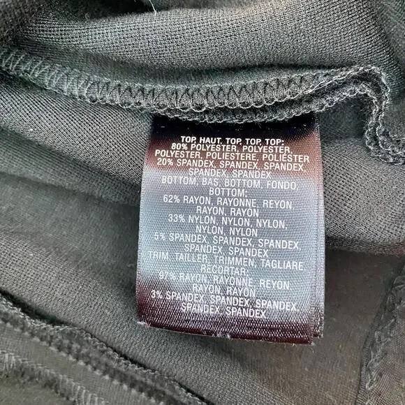 Anthropologie Maeve Black White Crosswise Stripe Fit & Flare Mini Dress Womens 6 - Picture 13 of 15